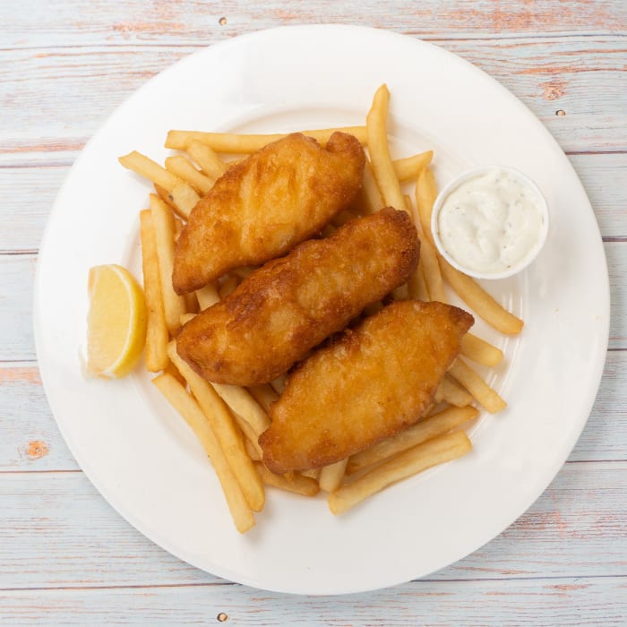 FISH & CHIPS.