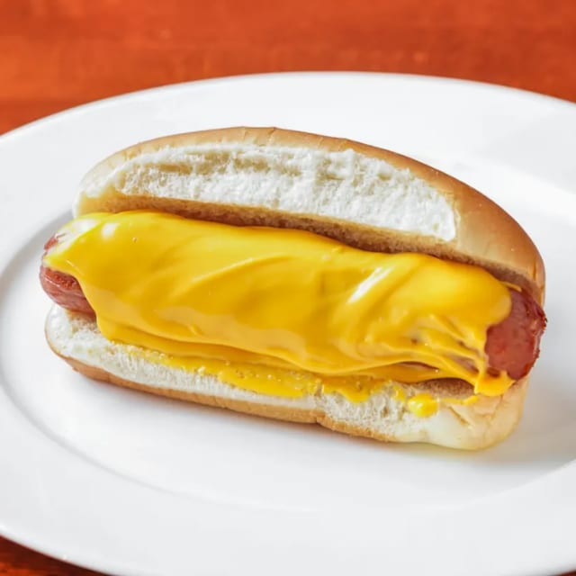 CHEESE DOG.