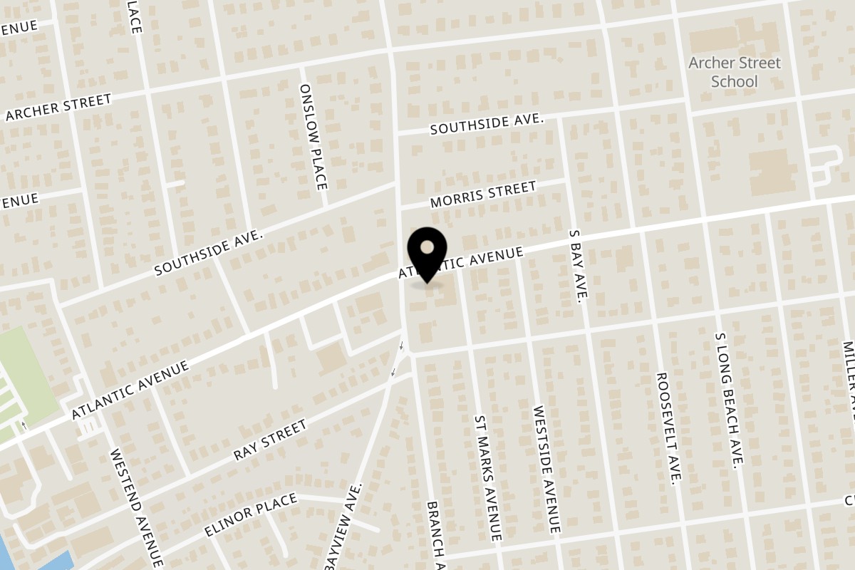 Map showing the location of The Texas Ranger on 365 B Atlantic Ave in Freeport